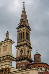 Fototapeta premium Alessandria Cathedral on Piazza del Duomo
