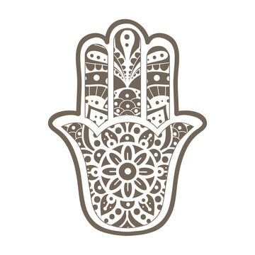 Hamsa hand, Ancient Middle Eastern amulet symbolizing the Hand of God.