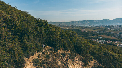 view of the mountains