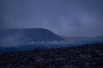 storm over the mountains
