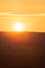 Obraz premium sunset over the sea