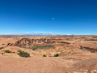 View from the High Point on the Slick Rock Trail in Moab Utah