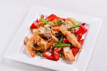 chicken with vegetables