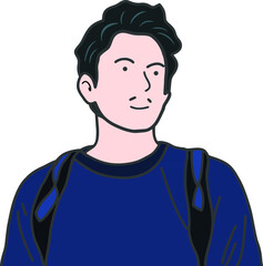 man who loves to travel looking for the best experience