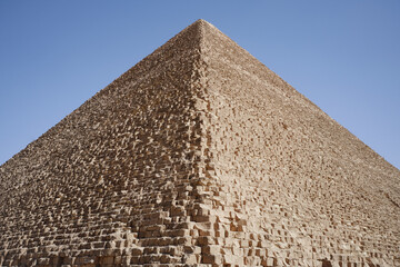 Fototapeta na wymiar Giza Pyramids in Egypt, 2021.