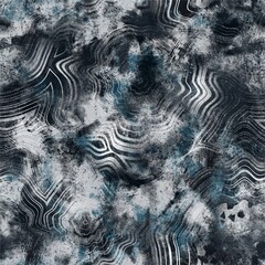 Seamless navy blue and white abstract grungy seamless surface pattern design for print. High quality illustration. Texture for background or textile or fabric or wallpaper or interior design.