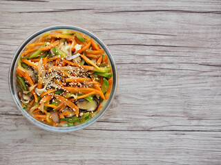 아시아 음식 채소볶음, 반찬