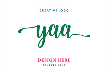 YAA lettering logo is simple, easy to understand and authoritative