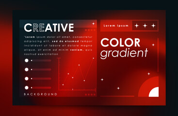 Shades of red gradient background pattern