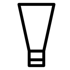 hand body icon with black outline style