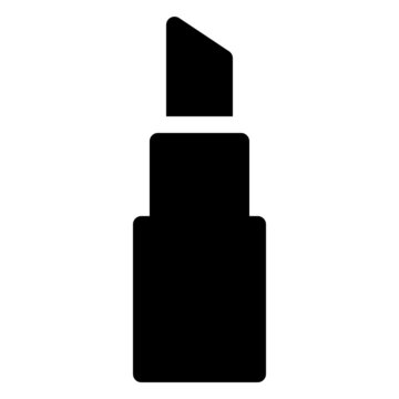 lipstik icon with black outline style