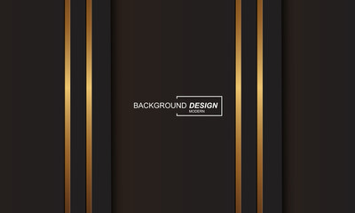 Brown background with golden lines modern abstract