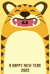 年賀状のピクセルアート