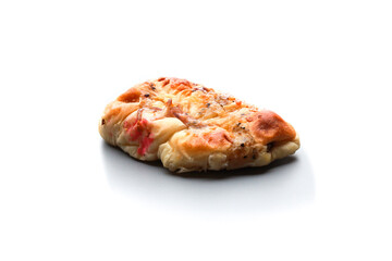 Bread is a staple food prepared from a dough of flour and water, usually by baking.