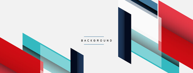 Vector background. Abstract overlapping color lines design with shadow effects. Illustration for wallpaper banner background or landing page