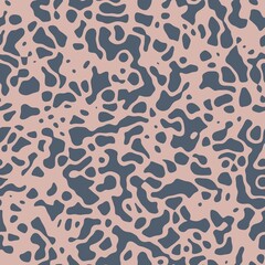 Seamless abstract non print resembling strange colored animal skin surface pattern design for print. High quality illustration. Psychedelic repeat minimal dot swatch for apparel, textile or background