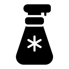 sanitizer glyph icon