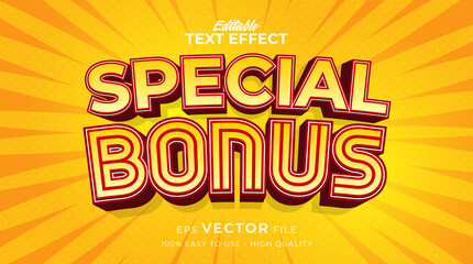 Super promo sale typography premium editable text effect
