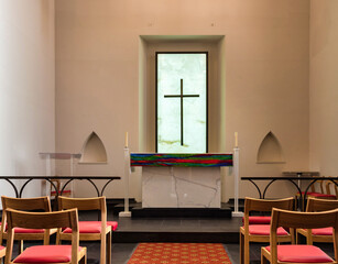 Colonial Saint George Chapel Inside of the Saint James Cathedral in Toronto Canada