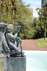 water fountain in the park