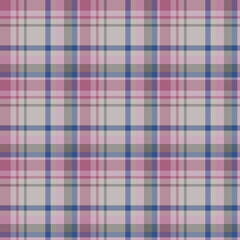 Plaid seamless pattern. Christmas background of textile ornament. Flat fabric design.