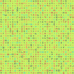 Abstract Geometric Pattern generative computational art illustration