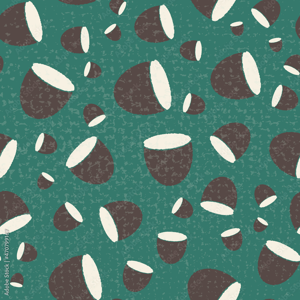 Poster abstract form with texture vector seamless repeat pattern print background