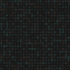 Abstract Geometric Pattern generative computational art illustration