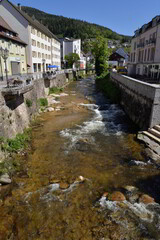 Mountain Village and River