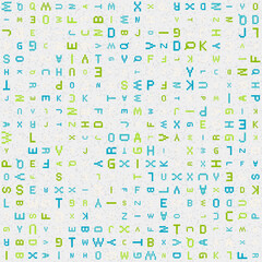 Abstract Geometric Pattern generative computational art illustration