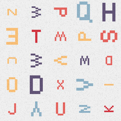 Abstract Geometric Pattern generative computational art illustration