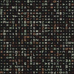 Abstract Geometric Pattern generative computational art illustration