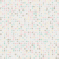 Abstract Geometric Pattern generative computational art illustration