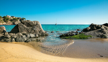 beautiful paradise beach- costa brava in Spain