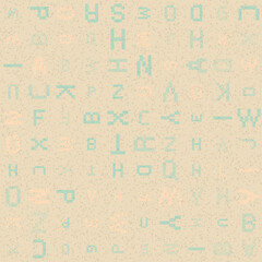 Abstract Geometric Pattern generative computational art illustration