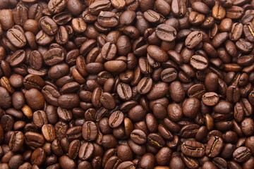 roasted coffee beans background