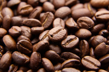 Coffee beans background