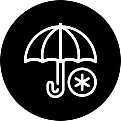 medical insurance glyph icon