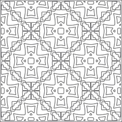 Design monochrome grating pattern,black and white patterns.Repeating geometric tiles from stripe elements. black ornament.