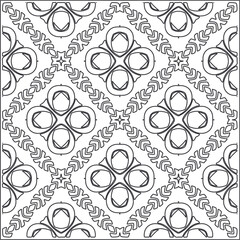 Design monochrome grating pattern,black and white patterns.Repeating geometric tiles from stripe elements. black ornament.