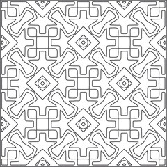 Design monochrome grating pattern,black and white patterns.Repeating geometric tiles from stripe elements. black ornament.
