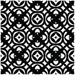 Seamless vector pattern in geometric ornamental style. Black  pattern.Design element for prints, backgrounds, template, web pages and textile pattern. Geometric art.