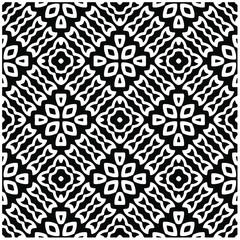 Seamless vector pattern in geometric ornamental style. Black  pattern.Design element for prints, backgrounds, template, web pages and textile pattern. Geometric art.