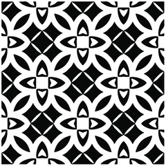 Seamless vector pattern in geometric ornamental style. Black  pattern.Design element for prints, backgrounds, template, web pages and textile pattern. Geometric art.