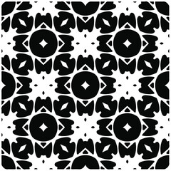 Seamless vector pattern in geometric ornamental style. Black  pattern.Design element for prints, backgrounds, template, web pages and textile pattern. Geometric art.