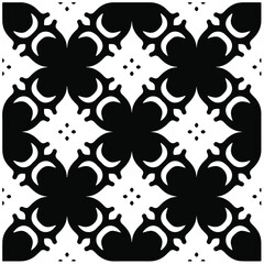 
Vector seamless models. Modern stylish texture. Composition from regularly repeating geometrical element. Monochrome, simple. Vector illustrations.
