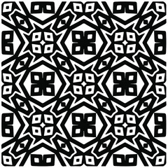 
Vector seamless models. Modern stylish texture. Composition from regularly repeating geometrical element. Monochrome, simple. Vector illustrations.
