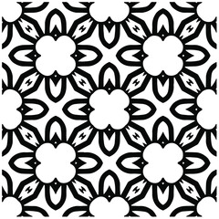 
Vector seamless models. Modern stylish texture. Composition from regularly repeating geometrical element. Monochrome, simple. Vector illustrations.
