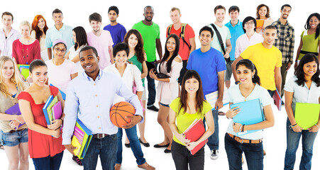 Obraz premium Students College Highschool People Youth Culture Concept
