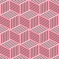 hexagonal pink background pattern for screening on various materials such as bags, handkerchiefs, mobile phone cases, glass, etc.